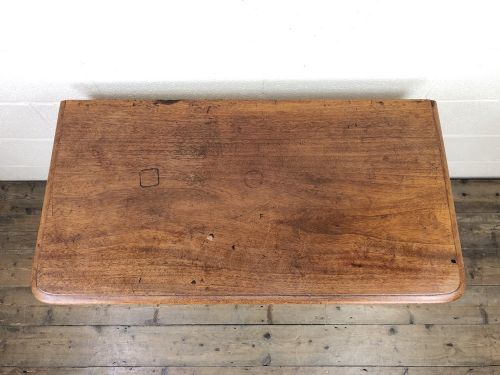fig 2. Victorian Mahogany Two Drawer Side Table