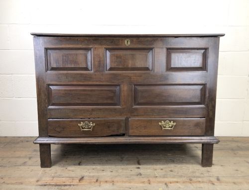 18th Century Welsh Oak Mule Chest