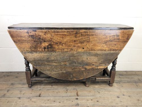 18th Century Oak Gate Leg Table
