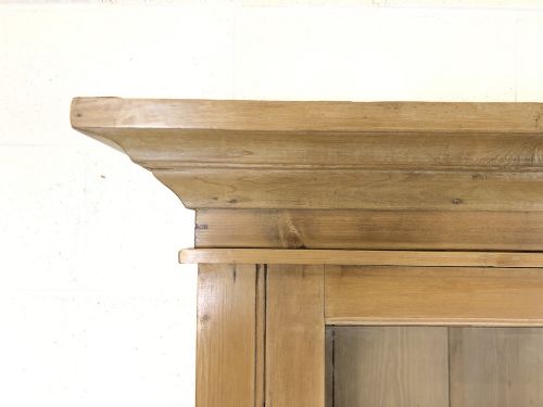 fig 1. Victorian Antique Pine Glazed Dresser