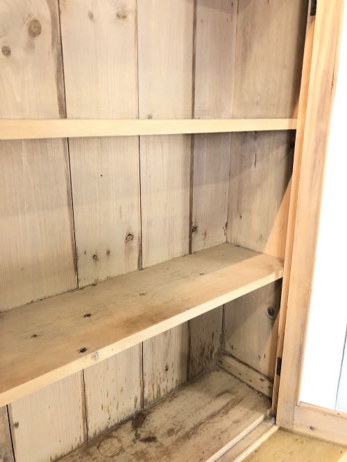 fig 2. Victorian Antique Pine Glazed Dresser