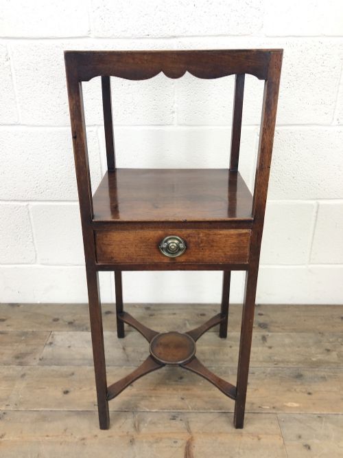 Georgian Mahogany Bedroom Side Table