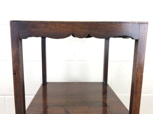 fig 1. Georgian Mahogany Bedroom Side Table