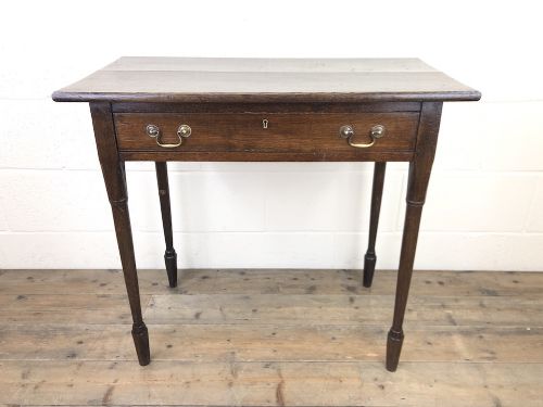 Antique 19th Century Oak Side Table