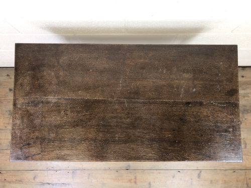 fig 1. Antique 19th Century Oak Side Table