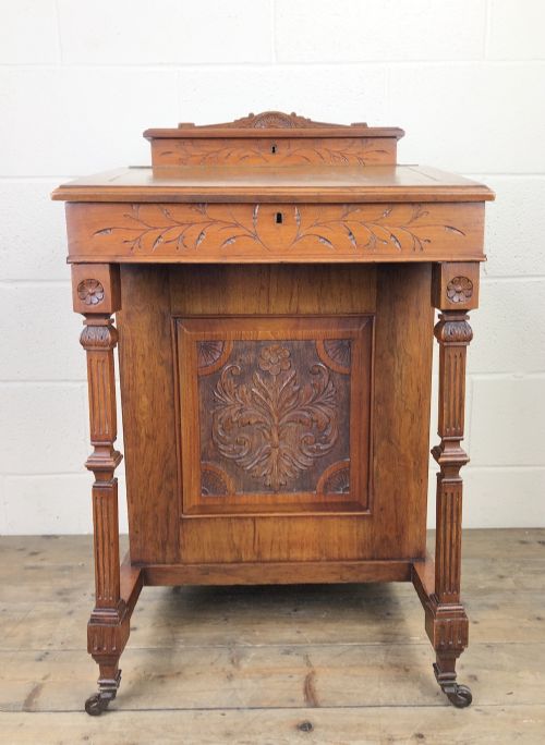 Antique Edwardian Davenport Desk