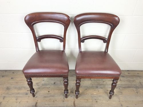 Pair of Victorian Mahogany Chairs