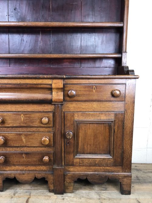 fig 1. Antique 19th Century Oak Dresser