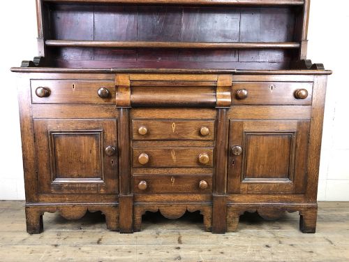 fig 2. Antique 19th Century Oak Dresser