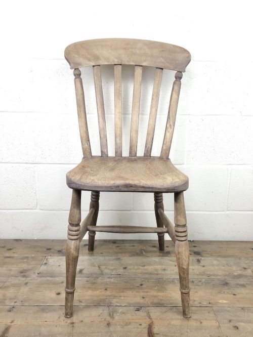 fig 2. Four 19th Century Farmhouse Kitchen Chairs