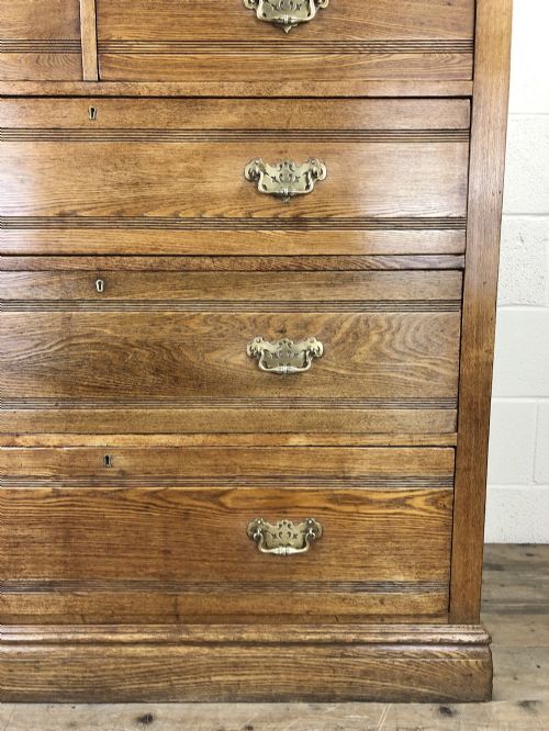 fig 2. Large Antique Ash Chest of Drawers