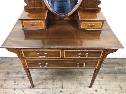 fig 2. Edwardian Inlaid Mahogany Dressing Table