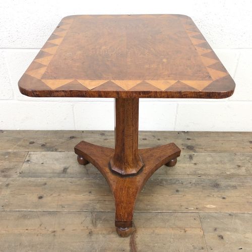 Antique Inlaid Mahogany Side Table