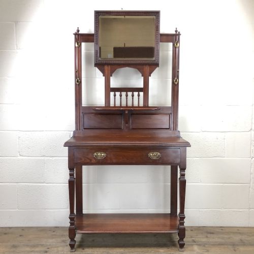 Antique Mahogany Hall Stand