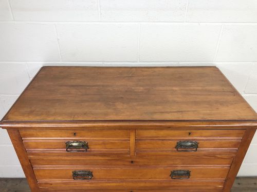 fig 2. Edwardian Satinwood Chest of Drawers