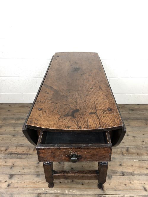 fig 2. 18th Century Oak Gate Leg Table