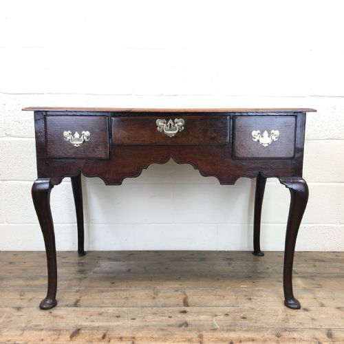 Antique Oak Low Boy Side Table