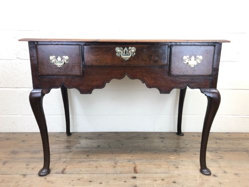 fig 1. Antique Oak Low Boy Side Table