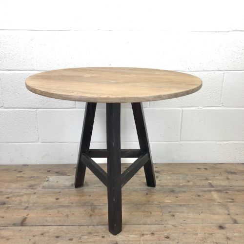 Antique Pine Cricket Table