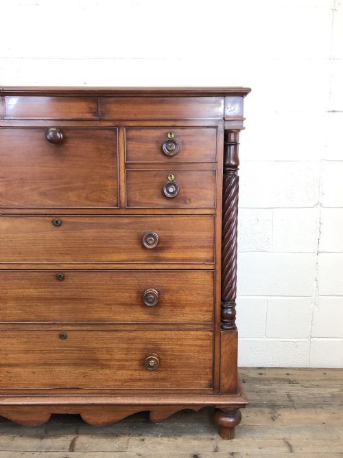 fig 1. Large Victorian Mahogany Chest of Drawers
