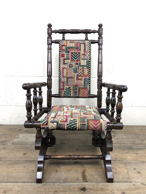 Antique Child’s American Rocker Rocking Chair