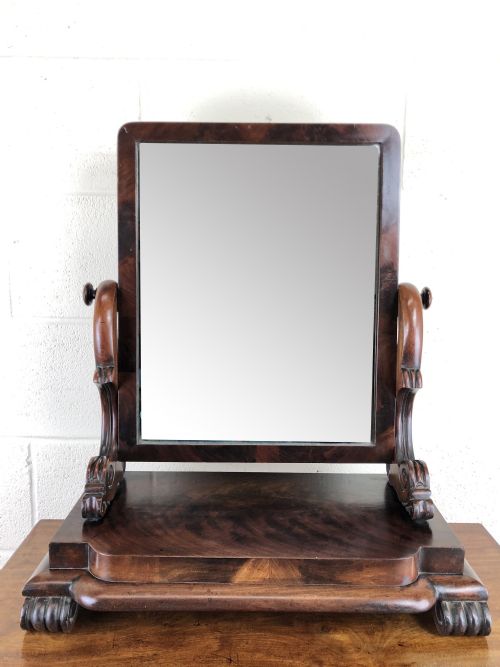 Victorian Mahogany Dressing Table Swing Mirror