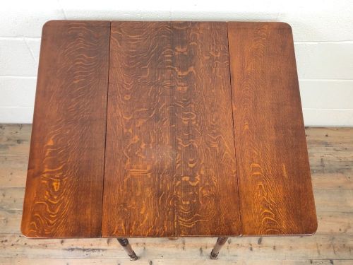 fig 1. Victorian Oak Pembroke Table