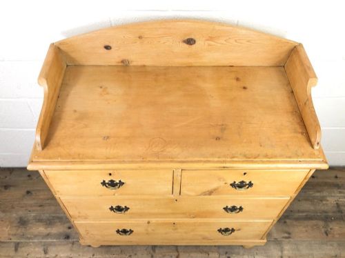 fig 2. Victorian Antique Pine Chest of Drawers