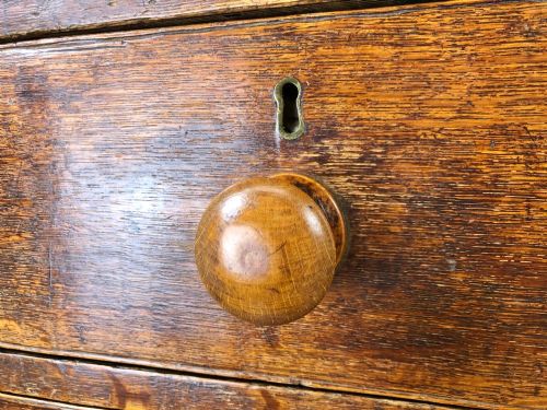 fig 1. Antique Oak Chest of Drawers