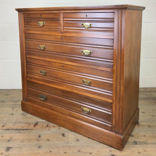Antique Edwardian Satinwood Chest of Drawers