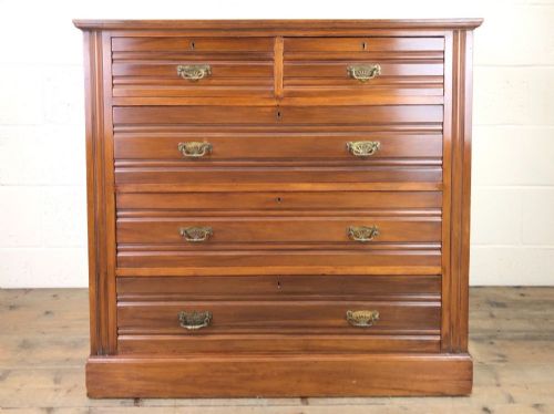 fig 1. Antique Edwardian Satinwood Chest of Drawers