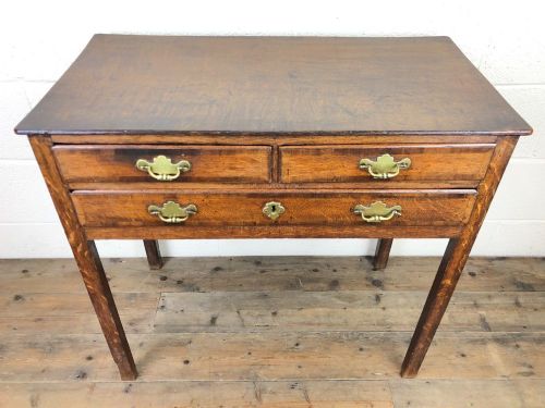 fig 1. Georgian Oak Crossbanded Side Table