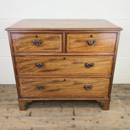 Edwardian Crossbanded Mahogany Chest of Drawers