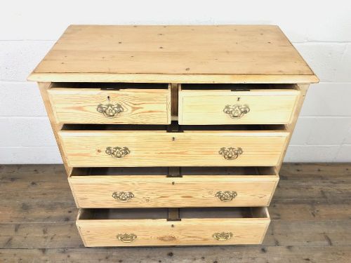 fig 2. Antique Pine Chest of Drawers