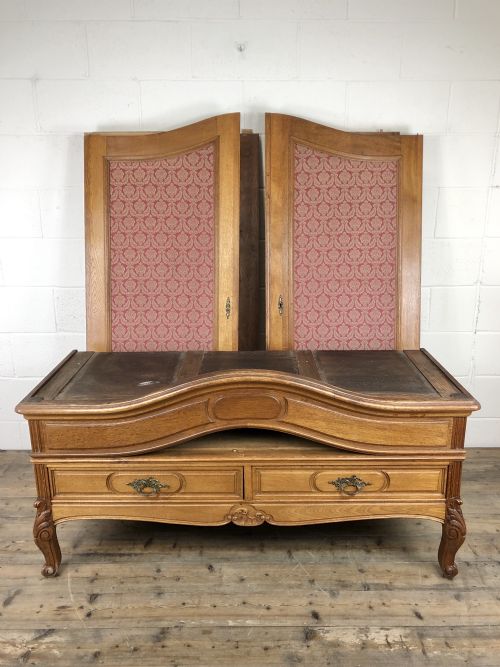 fig 1. Large Pale Oak Armoire Wardrobe – Knock Down Flat Pack