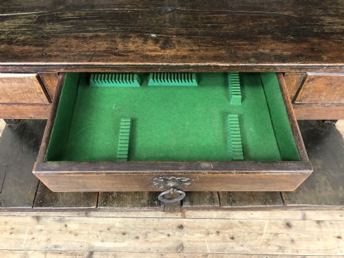 fig 1. Antique 18th Century Welsh Oak Pot Board Dresser