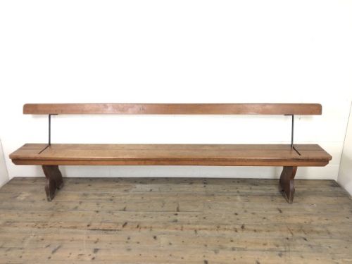 fig 1. Antique Pine Flip Over Railway Bench