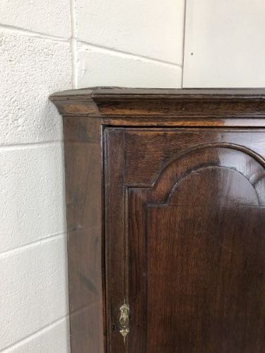 fig 2. Georgian Oak Wall Hanging Corner Cupboard