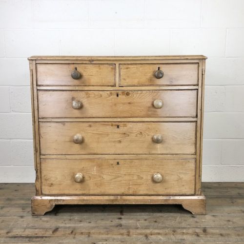 Victorian Antique Pine Chest of Drawers