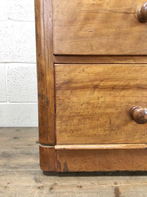 fig 2. Antique Satinwood Chest of Drawers