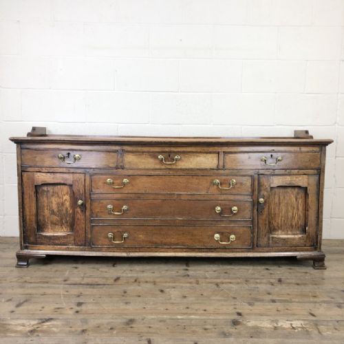 Georgian Oak Country Dresser Base