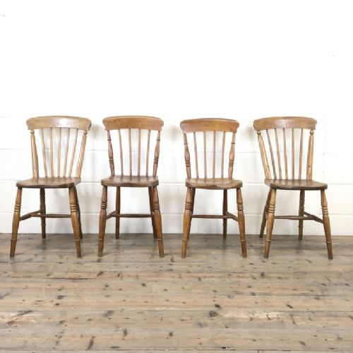 Set of Four Mix & Match Farmhouse Chairs