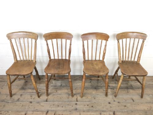 fig 1. Set of Four Mix & Match Farmhouse Chairs