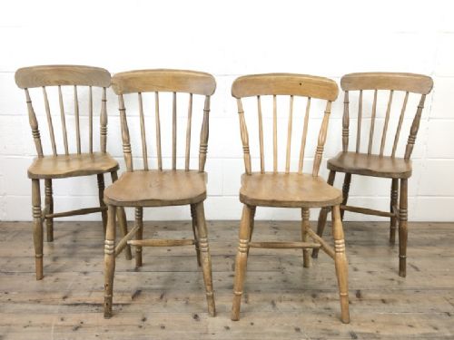 Set of Four Mix & Match Farmhouse Chairs