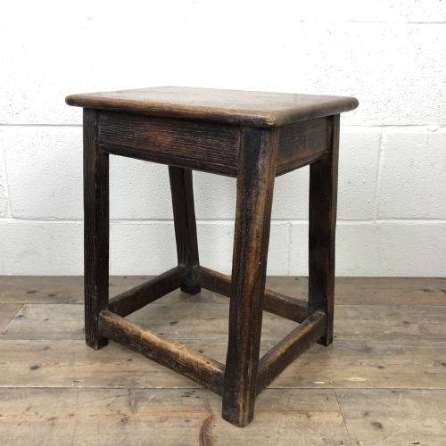 Antique 18th Century Oak Stool