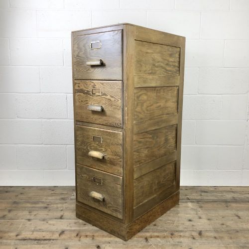 Antique Oak Filing Cabinet