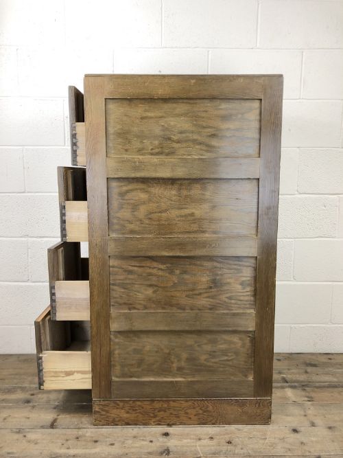 fig 1. Antique Oak Filing Cabinet