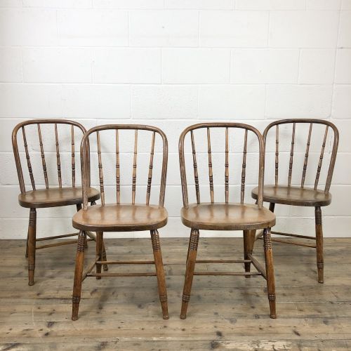 fig 1. Set of Four Antique Bentwood Chairs