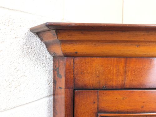 fig 1. Victorian Mahogany Wall Hanging Corner Cupboard