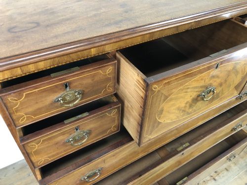 fig 2. Georgian Inlaid Mahogany Chest of Drawers
